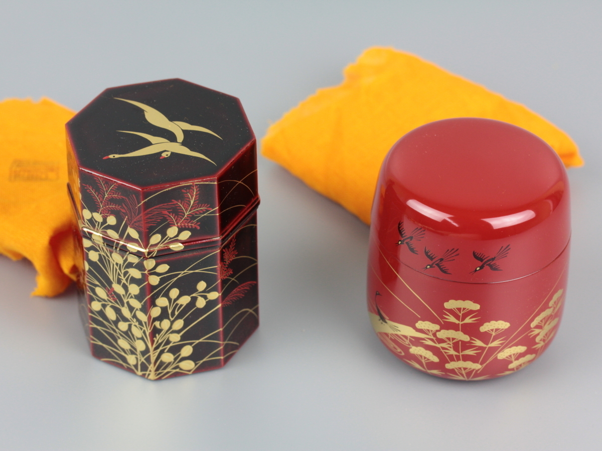 高野浩雲 十二月茶器 棗 伊井宗観好 蒔絵 漆器 天然木 共箱 茶道具 