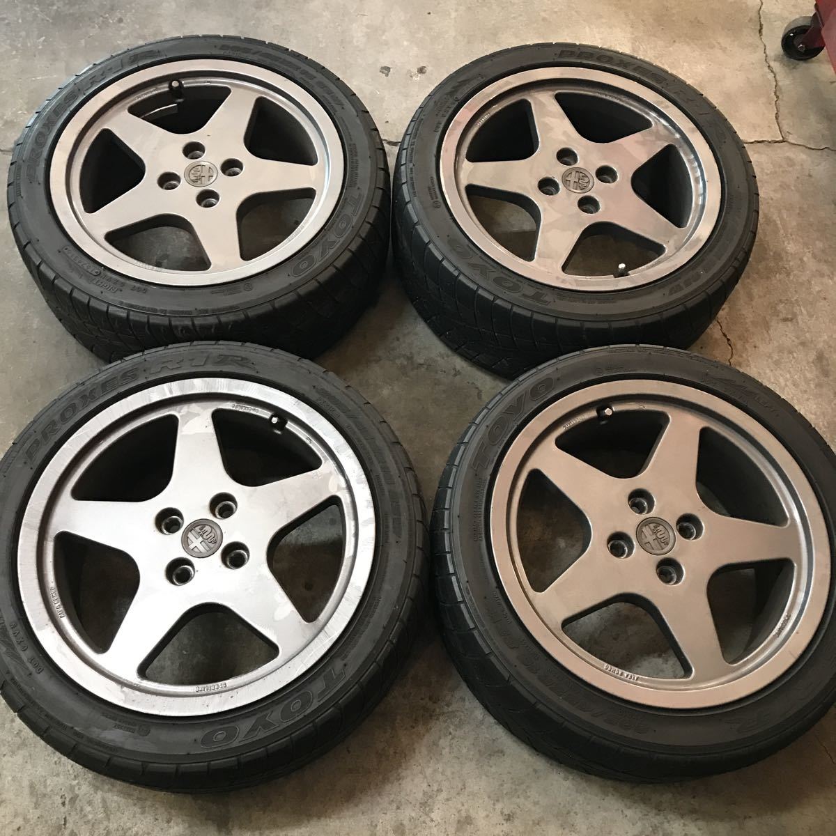 Alfa Romeo 155 SPEEDLINE 7JJ×16 ET40 PCD98 4H 205/45ZR16 4本セット アルフォロメオ ...