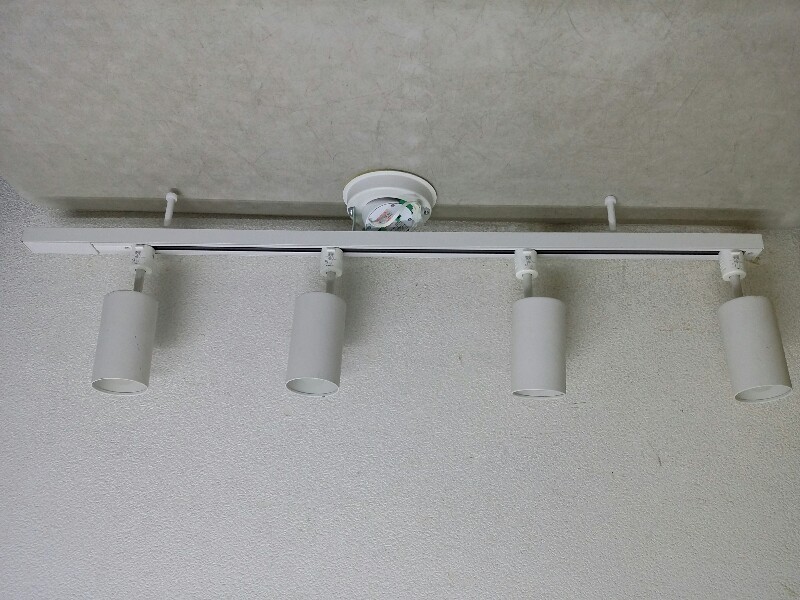 1 MUJI 無印良品 LED ライティングダクト スポットライト 4灯 MJ-1602