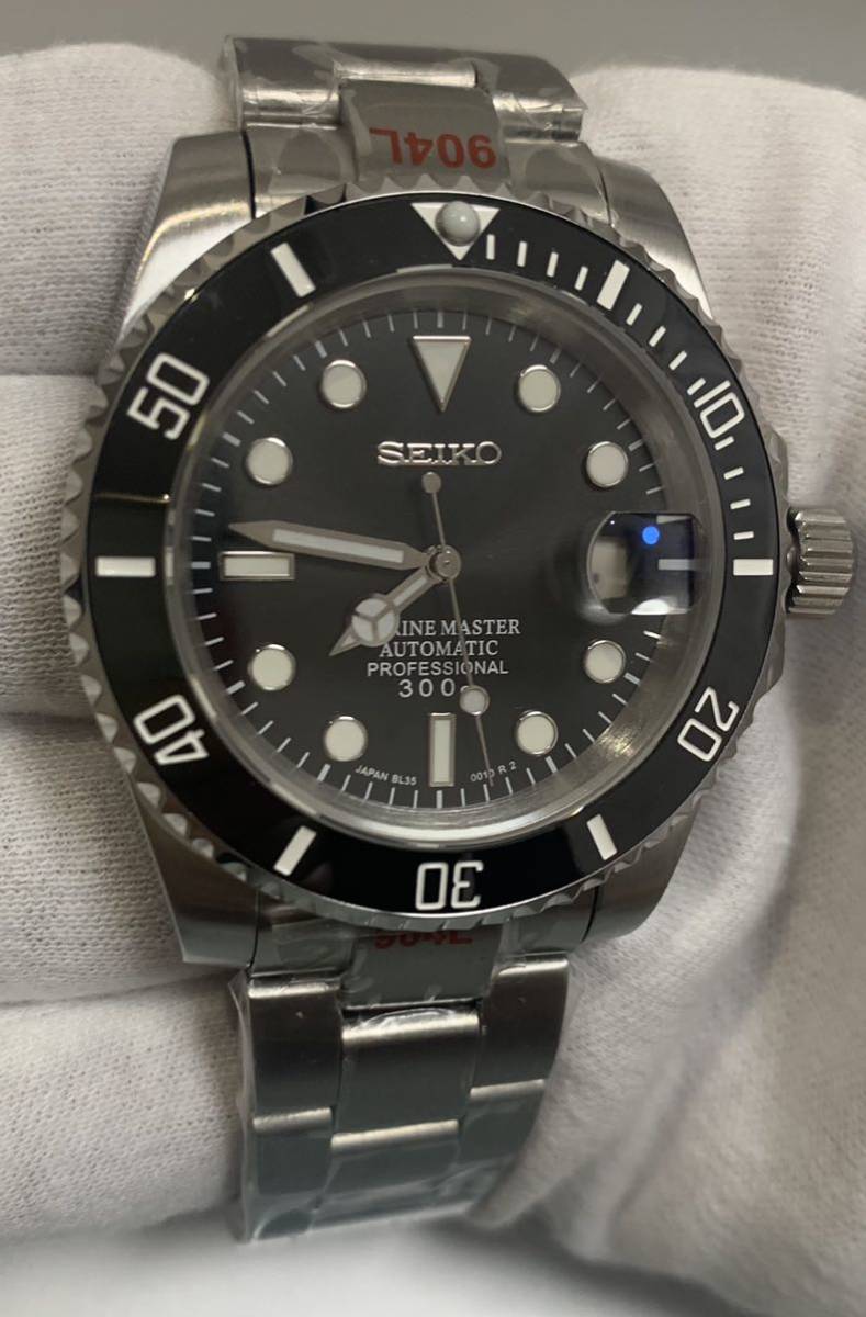 カスタム SEIKO サブマリーナ MOD mod 1円スタート美品SEIKO mod 
