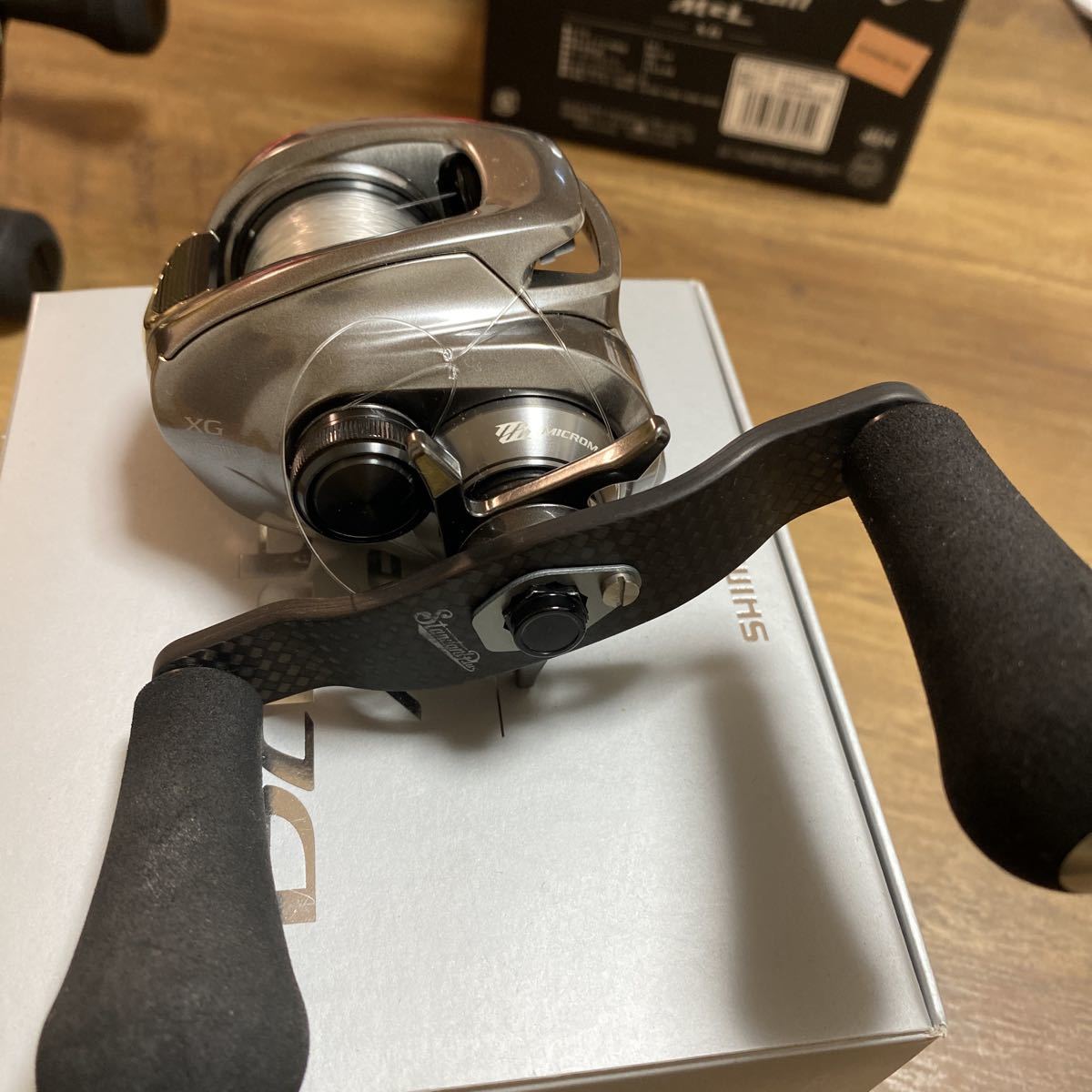シマノ バンタムMGL XG 右ハンドル シマノ XG SHIMANO XG」のハンドル