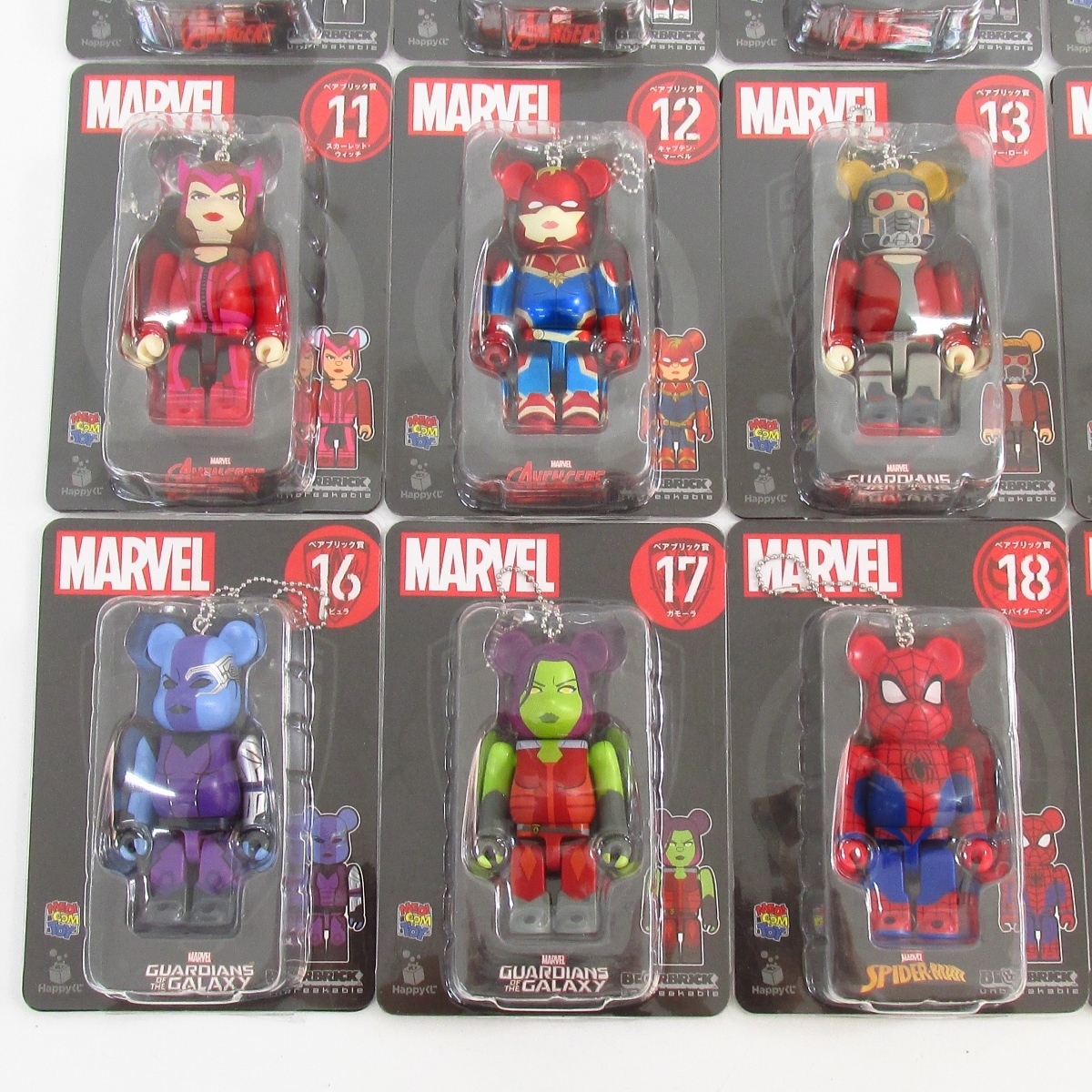 nopooh ベアブリック marvel happyくじ 11点 nopooh ベアブリック