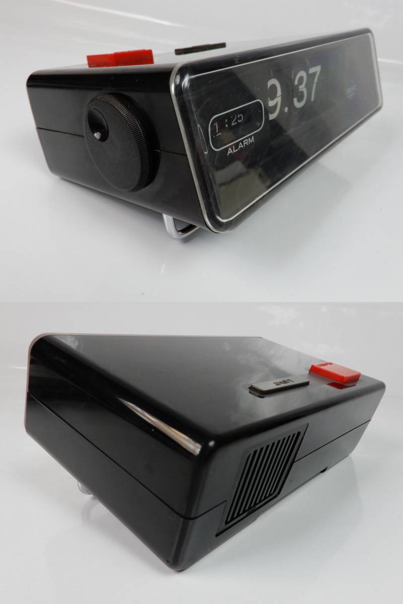 昭和レトロ】 SEIKO セイコー パタパタ時計 目覚まし時計 乾電池式 QN
