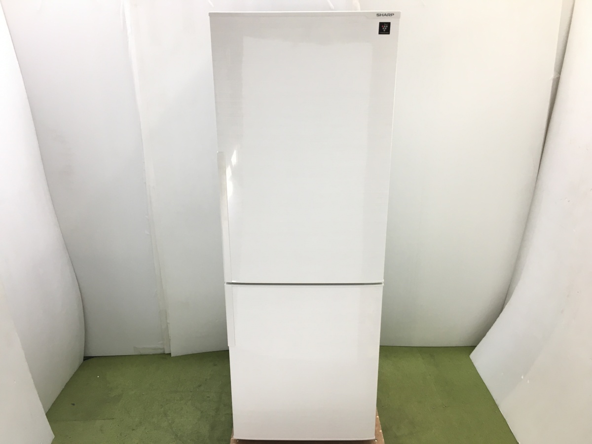 美品 シャープ SHARP 冷凍冷蔵庫 右開き 2ドア 271L プラズマ