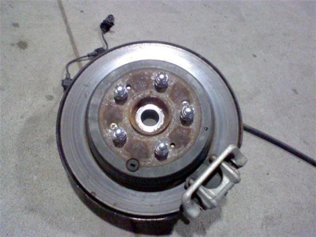 CR-V DBA-RE4 純正 リア ナックルハブASSY ブレーキキャリパー 右