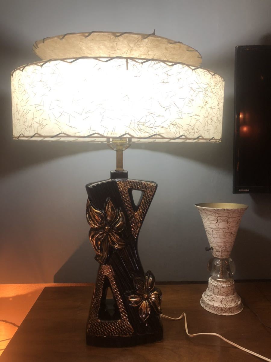 50s ヴィンテージテーブルランプ ミッドセンチュリー アメリカ製