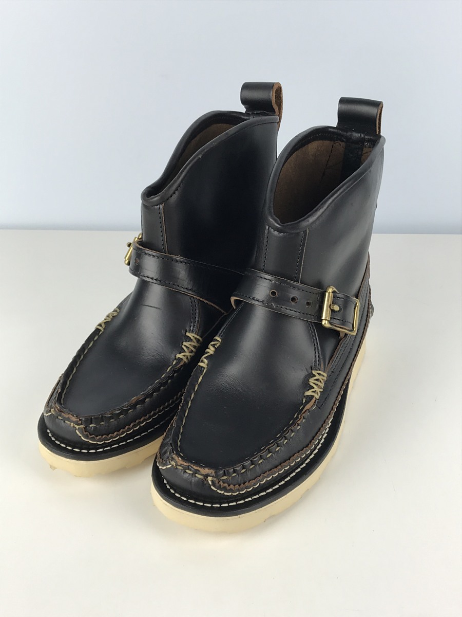 YUKETEN◆Short Pull On Boots/サイズ7c/03122PW-SP/BLK