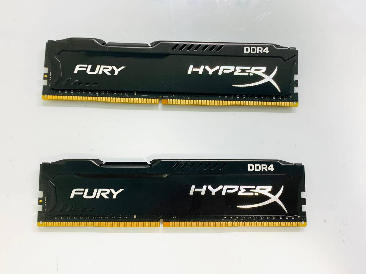  2個まとめ売り Kingston FURY HYPERX DDR4 8gb&times;2 PC用メモリ DDR4-2666 HX421C14FB2K4/32/ 品/Z593(その他)｜売買されたオークション情報、yahooの商品情報をアーカイブ公開 - オークファン DIMM