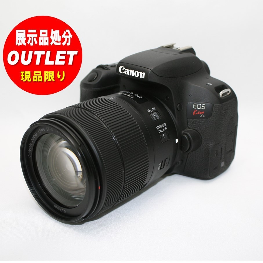 展示品処分】Canon EOS KISS X9i EF-S18-135IS USM レンズキット 家電