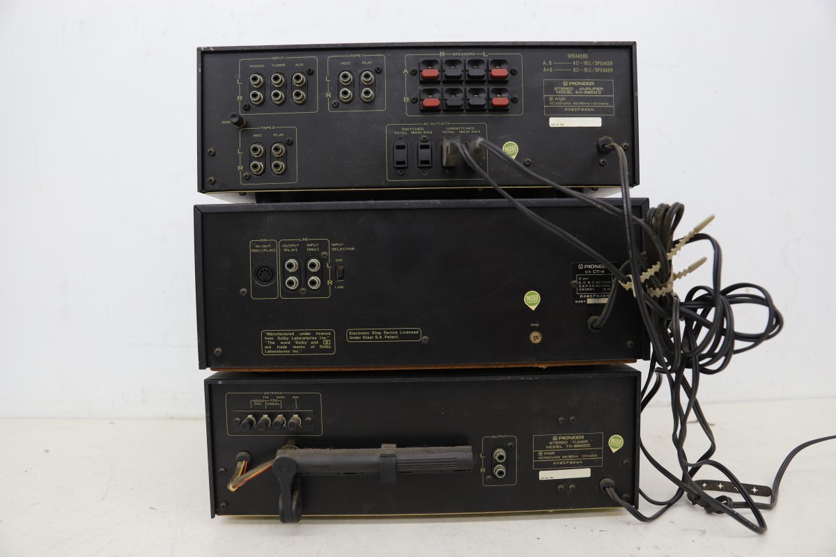 PIONEER/パイオニア TX-6600II SA-6800II CT-4 チューナー/アンプ