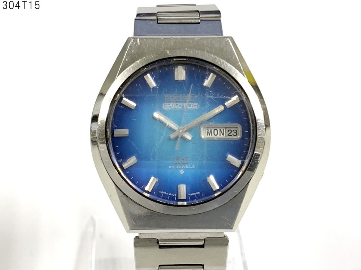 ☆稼働品 SEIKO セイコー 5 ACUTUS ファイブ アクタス SS 23石 6106 