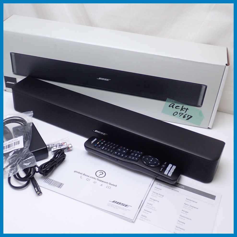 ☆美品 BOSE/ボーズ Solo 5 TV sound system/TVサウンドシステム