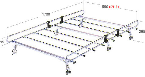 ルーフキャリア＜ADバン、ファミリアバン Y11系＞STR-333AD