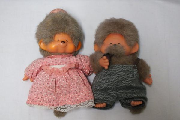 セキグチ モンチッチ 1974 おじいちゃん☆おばあちゃん ペア(サル一般