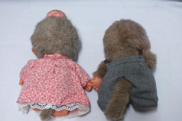 セキグチ モンチッチ 1974 おじいちゃん☆おばあちゃん ペア(サル一般