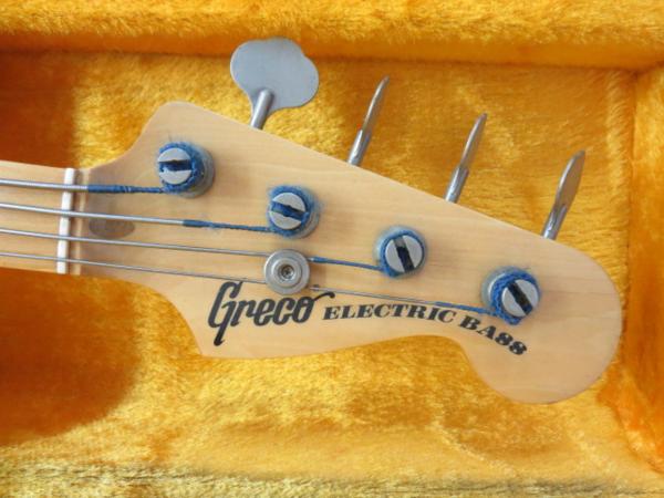 Greco エレキベース ELECTRIC BA88 ハードケース付 中古△19札70 