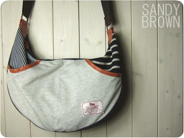 異素材使いのポケットが◎！スウェットバナナショルダー+LG