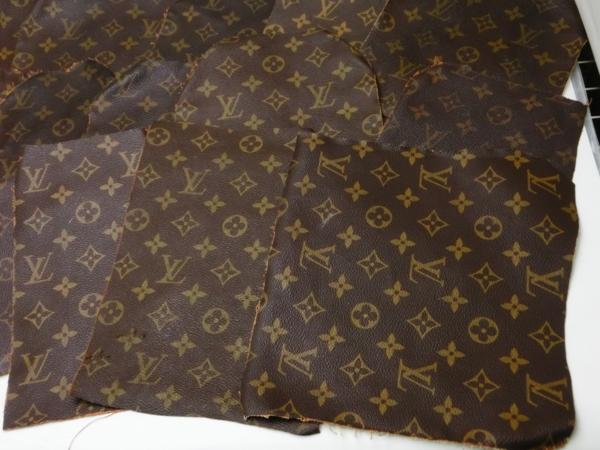◇Y1467 ルイヴィトン モノグラム 生地 ハギレ 20枚 セット！！(服飾