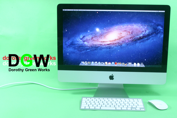 希少美品7!Mid2011 iMac Core i5 QC2.5GHz 21.5” 4G 500G SD-DL