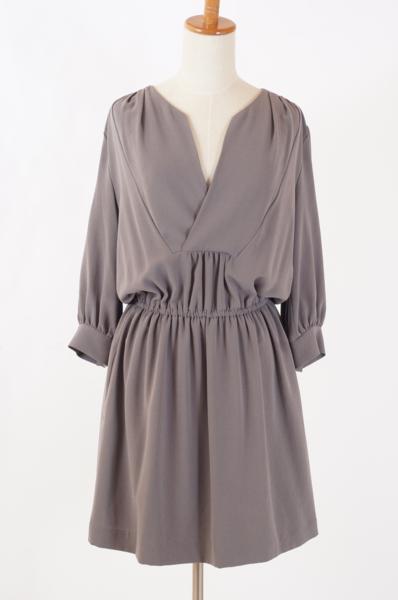 ダブルスタンダード シルキージョーゼット ワンピース 2121013