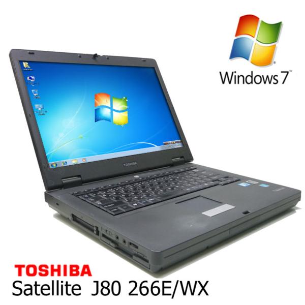 Satellite J80 266E/WX(無線LAN.マルチ.4GB.Win7H.32Bit.160GB)