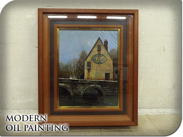 □展示品□T.KIZAWA□MODERN□OIL PAINTING□油絵□tp52k Art