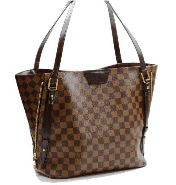 即決！美品　ルイヴィトン　ダミエ　カバ・リヴィントン　M41108