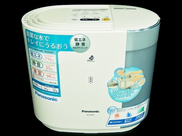 中古 PANASONIC FE-KFH07 気化式 加湿器 ホワイト F1221328