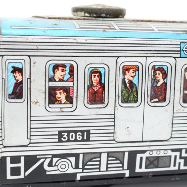 □ ICHIKO イチコー ブリキ 電車 地下鉄 おもちゃ レトロ 中古(鉄道