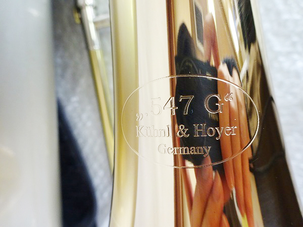 中古 Kuhnl & Hoyer K&H テナーバス トロンボーン 547G [梱1.0