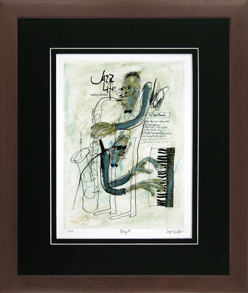 ◎津田耕『Play-Ⅴ』ジクレー★抽象画【新品】