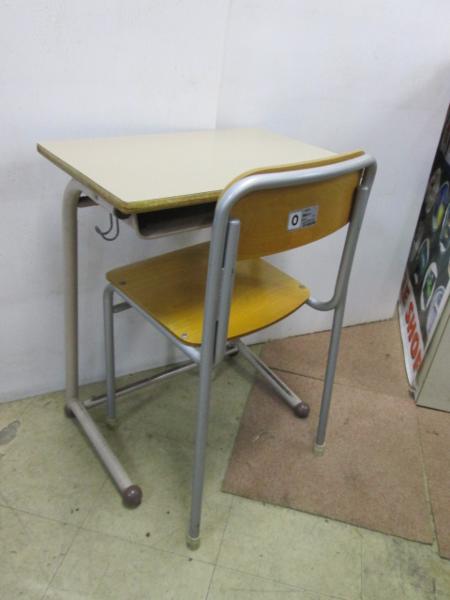 学校机 椅子セット スチール 中古品