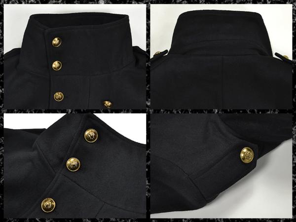 BALMAIN型黒ナポレオンロングコートM メンズ G-DRAGON同型着の入札履歴