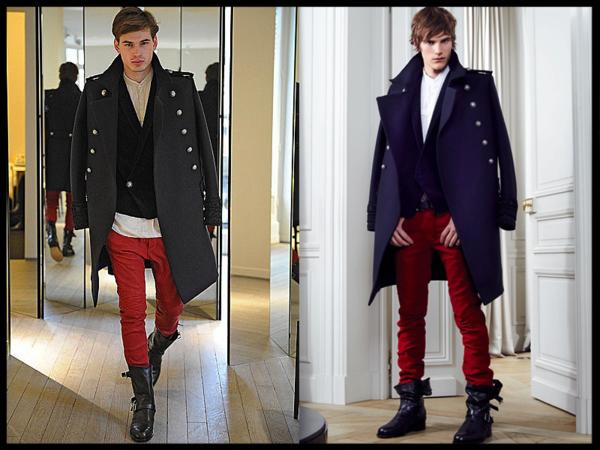 BALMAIN ナポレオンコート BALMAIN型黒ナポレオンロングコートM メンズ G-DRAGON同型着の入札履歴