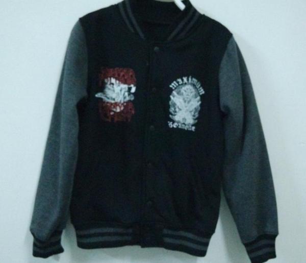 マキシマムザホルモン★スウェットスタジャン★グレー S