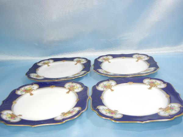 ◆◇大倉陶園　エンプレスローズ　プレート4枚セット◇◆O09
