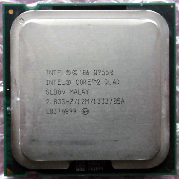 z040801 【Intel】 Core 2 Quad Q9550 SLB8V 2.83GHz