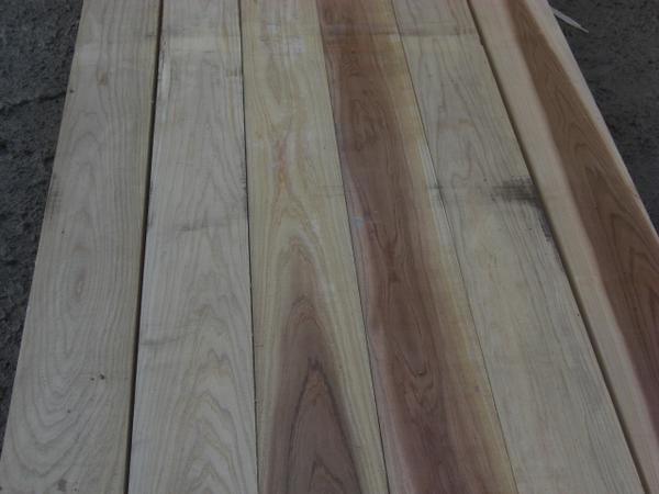 杉板 上小　無節 自然乾燥 荒材 2M×24mm×150mm　6枚組