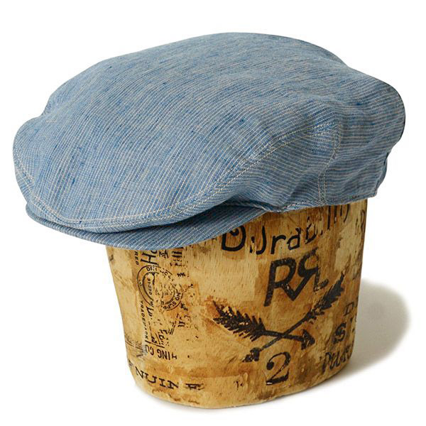 激安![RRL/ストライプ ドライビングキャップ] L