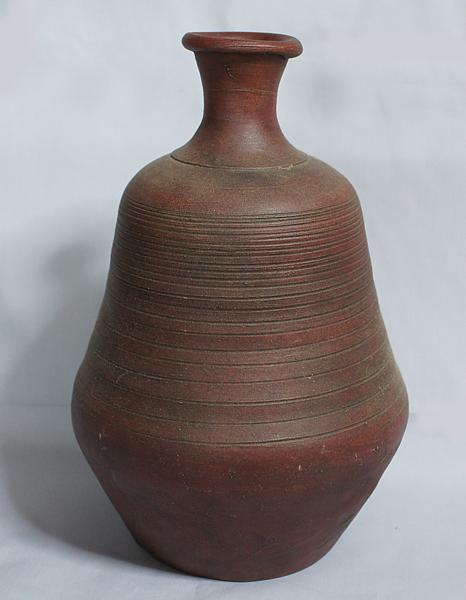 備前焼】人形徳利／臍(へそ)徳利 「ト」の銘(酒器)｜売買された