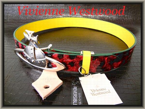 (B-5660)新品★ヴィヴィアンウェストウッド★人気/オーブ/ベルト