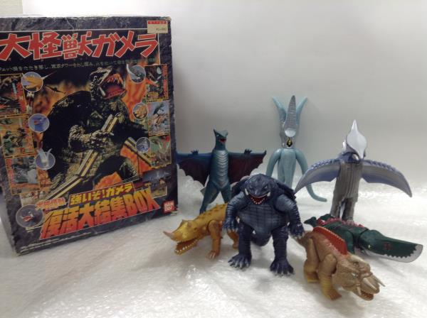 ガメラソフビ多数 「大怪獣ガメラ」箱有フルセット 他[7](ガメラ