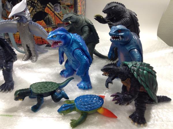 ガメラソフビ多数 「大怪獣ガメラ」箱有フルセット 他[7](ガメラ
