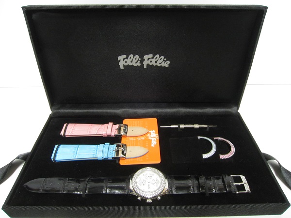 【ジャンク】 フォリフォリ ◆ ３カラ―　クロノセット F212CHR