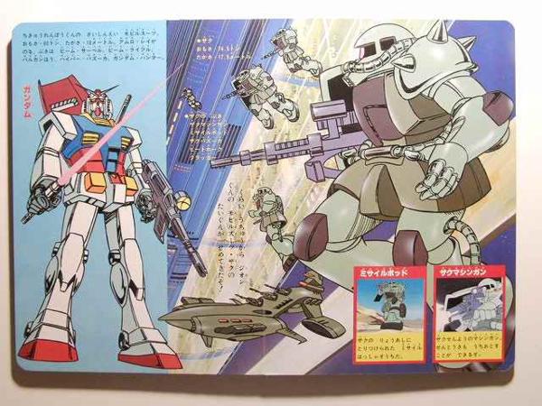 未使用品◇機動戦士ガンダム大百科◇ひかりのくにテレビ絵本(絵本一般