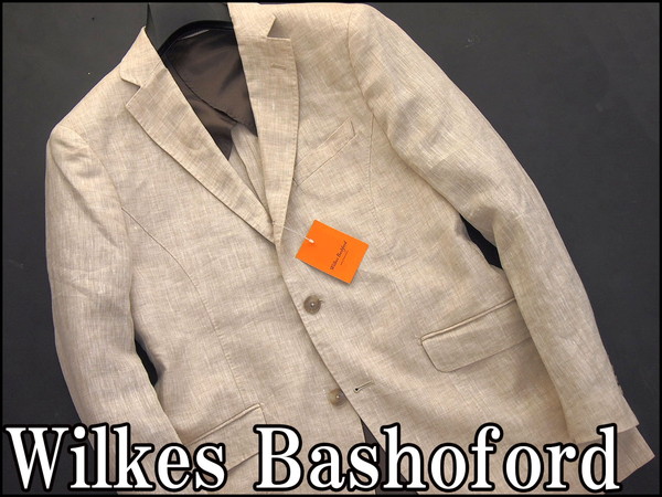 ウィルクスバシュフォード フレンチリネンジャケットL★J24172