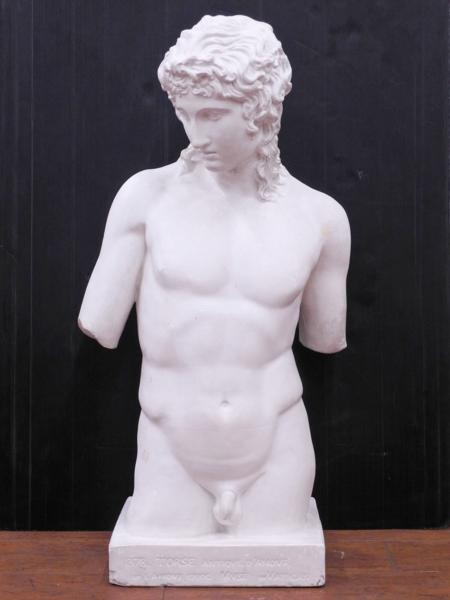 アムール半身像 石膏像