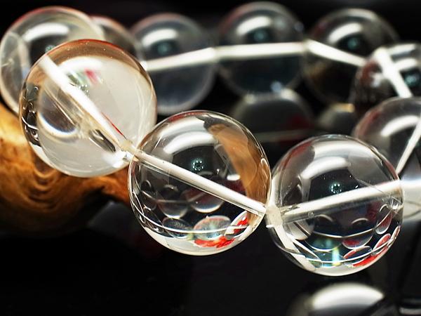 工場特注24mm最強パワー アーカンソー産 透明水晶 ブレス【722Z