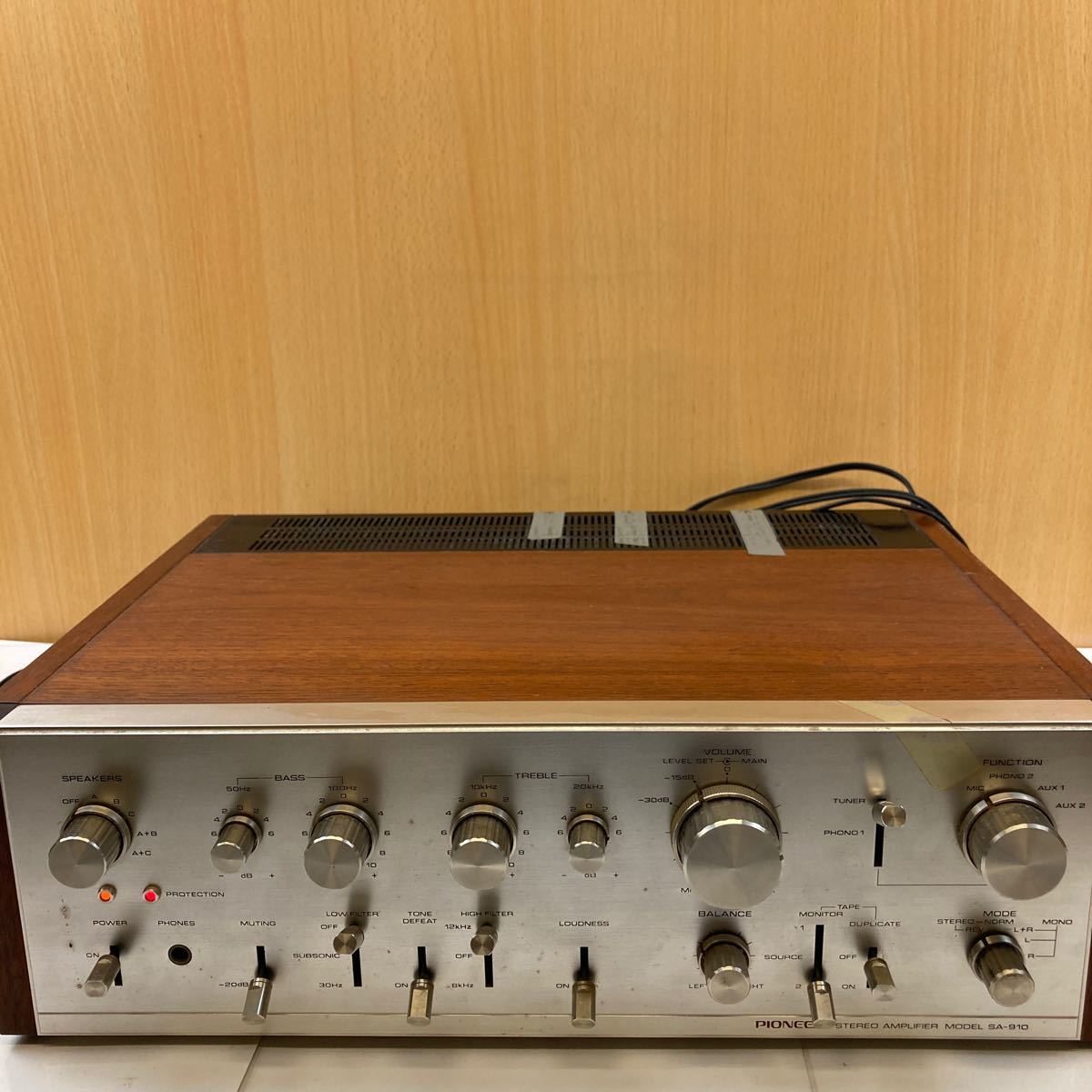 Pioneer SA-910 プリメインアンプ　ジャンク品 送料無料，豊富な 【240】Pioneer パイオニア SA-910 プリメインアンプ