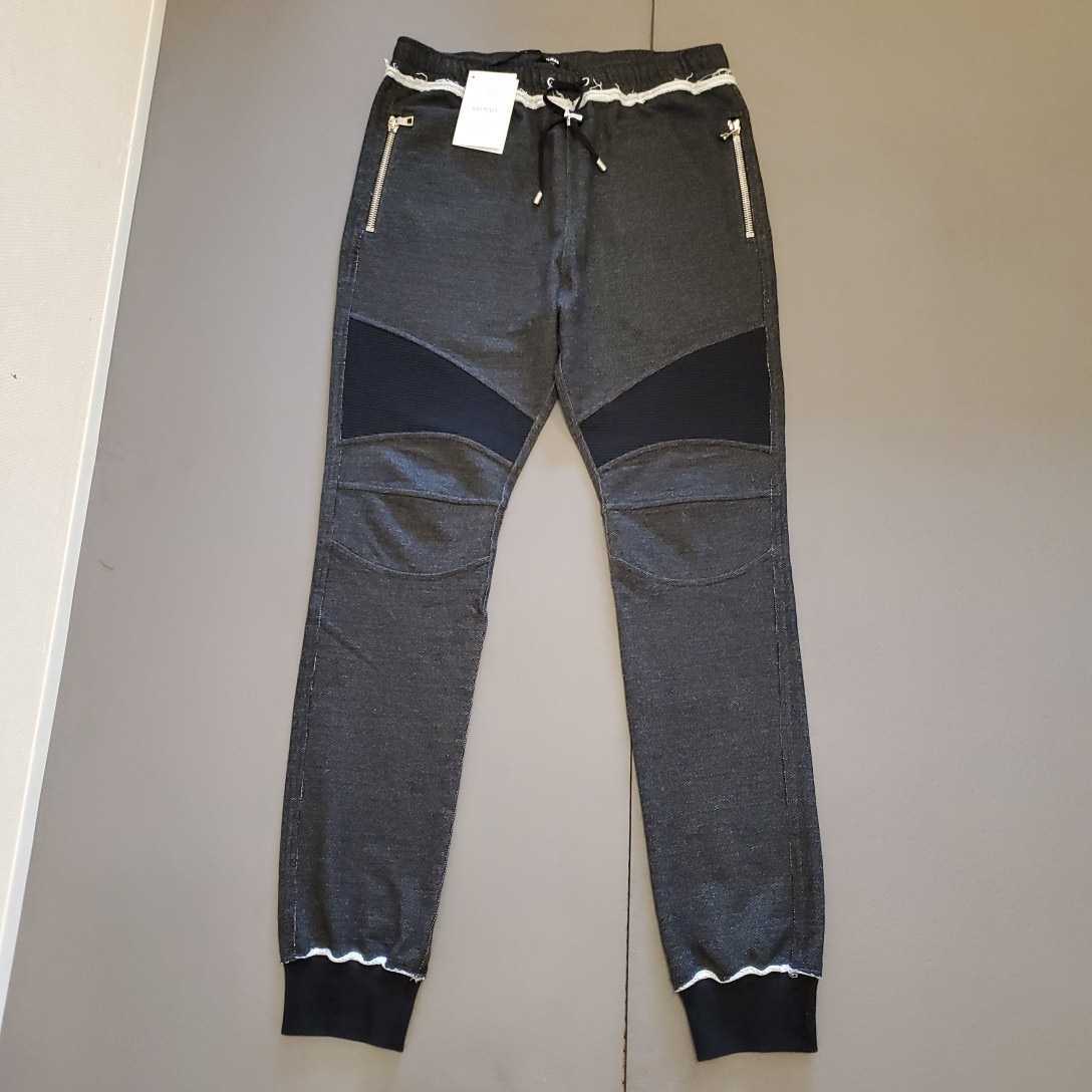 【セール，限定セール】 タグ付き BALMAIN バルマン バイカースウェットパンツ バックロゴ サイズ L 50 参考価格１８万 フランス購入(男性用)｜売買されたオークション情報、yahooの商品情報をアーカイブ公開 - オーク 男性用